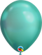 11" Qualatex Chrome Green Latex Balloons | 100 Count