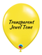 9" Qualatex Jewel Citrine Yellow Latex Balloons (Discontinued) | 100 Count