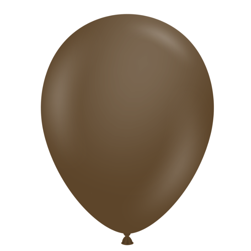 5" TUFTEX Cocoa Latex Balloons | 50 Count
