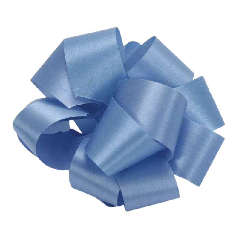 #9 Offray Columbia Blue Satin Acetate Ribbon - 1 5/16" Wide, 100 Yards Long | 1 Spool