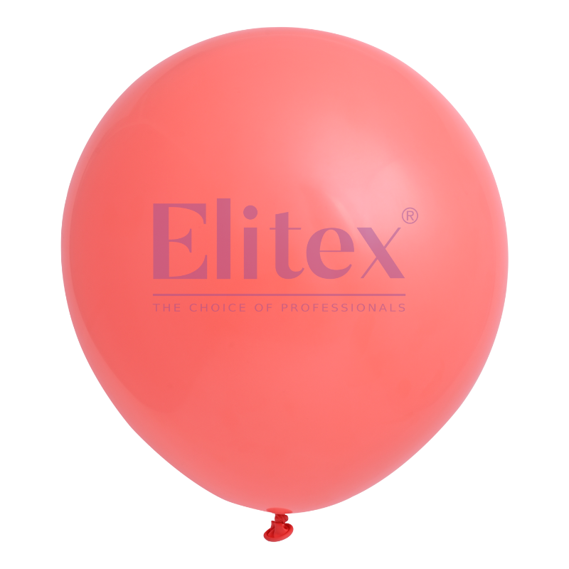 6" Elitex Coral Pastel Round Latex Balloons | 50 Count