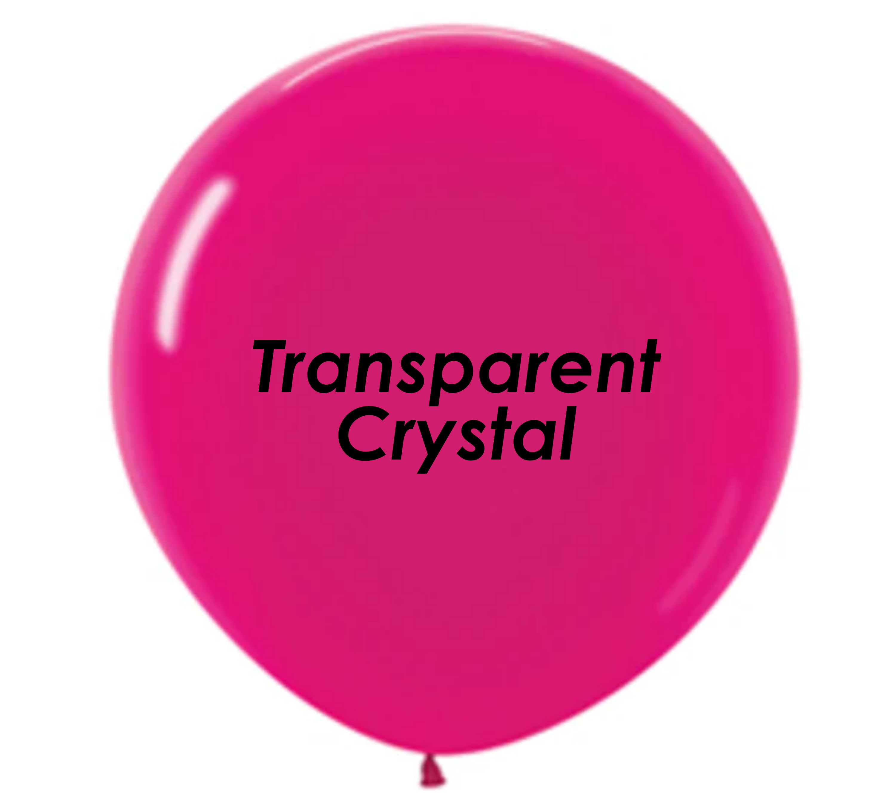 36" Sempertex Crystal Fuchisa Latex Balloons - 3 Foot Giant | 2 Count