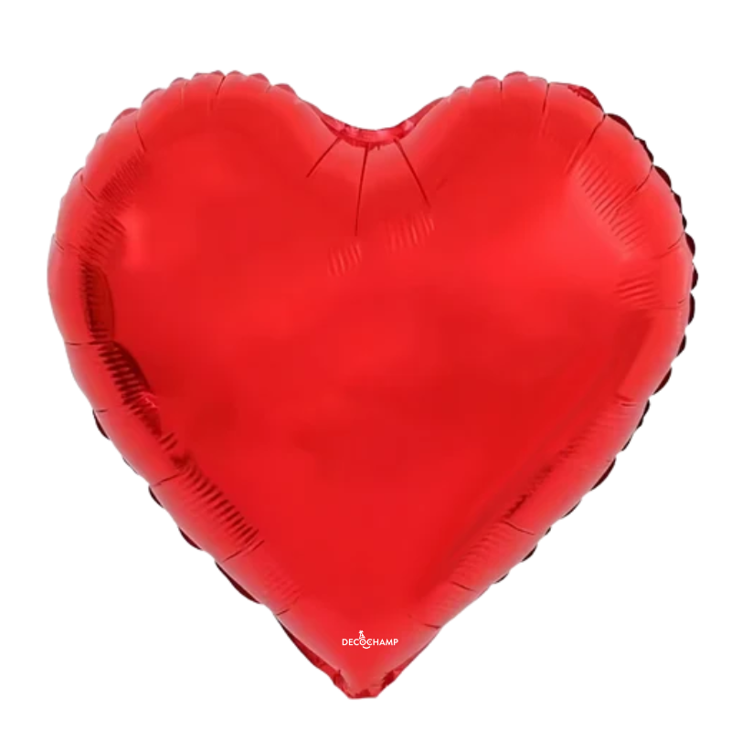 68" Decochamp Red Giant Deco Heart Foil Balloon | 1 Count