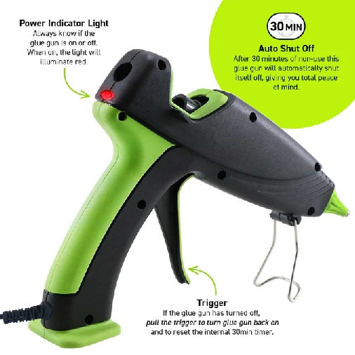 DT-3100F 100W Dual Temperature Full Size Hot Glue Gun with Auto Shut-Off | 1 Count