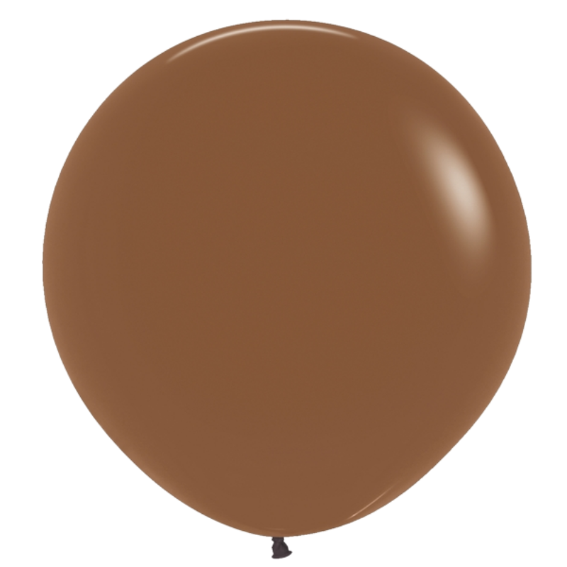 24" Sempertex Deluxe Coffee Latex Balloons | 10 Count