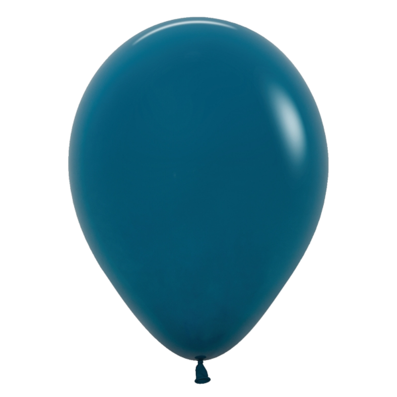 11" Sempertex Deluxe Deep Teal Latex Balloons | 100 Count