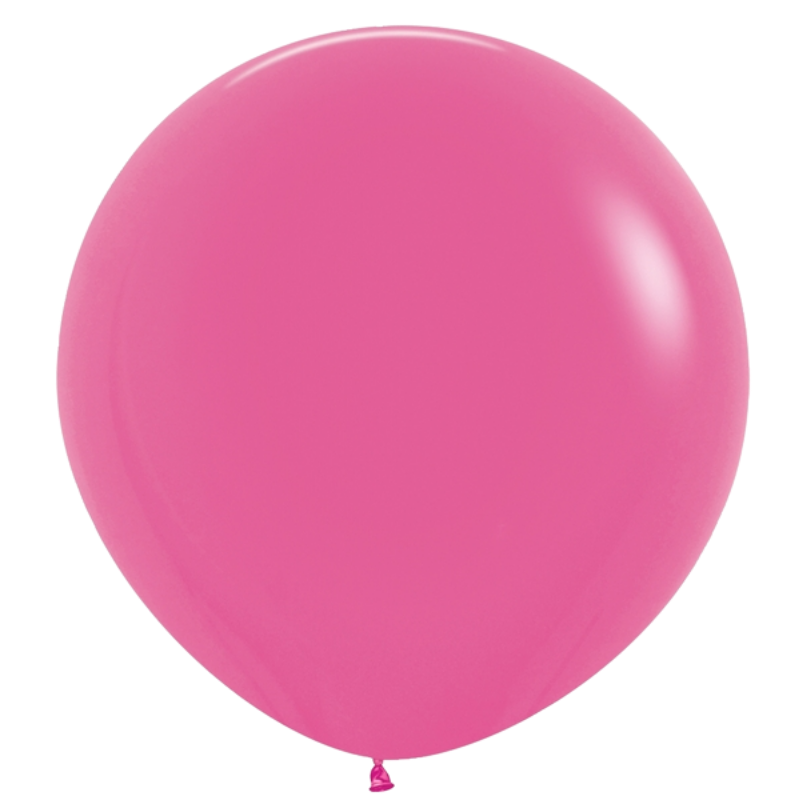 24" Sempertex Deluxe Fuchsia Latex Balloons | 10 Count