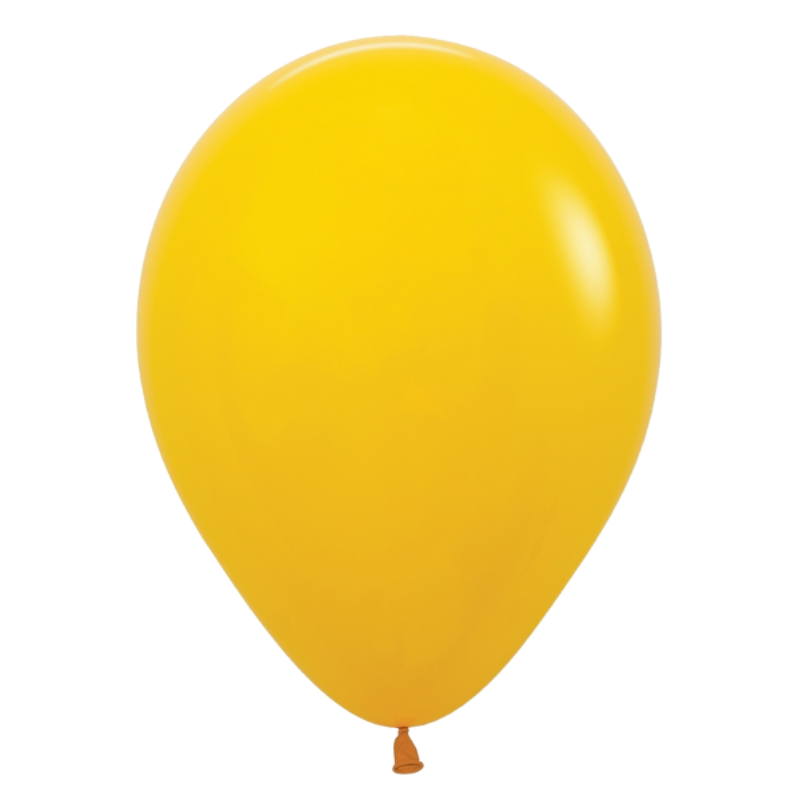 5" Sempertex Deluxe Honey Yellow Latex Balloons | 100 Count