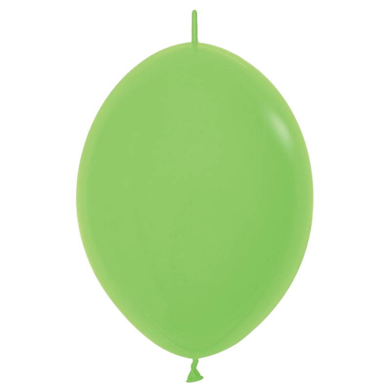 6" Sempertex Deluxe Key Lime Link-O-Loon Latex Balloons | 50 Count