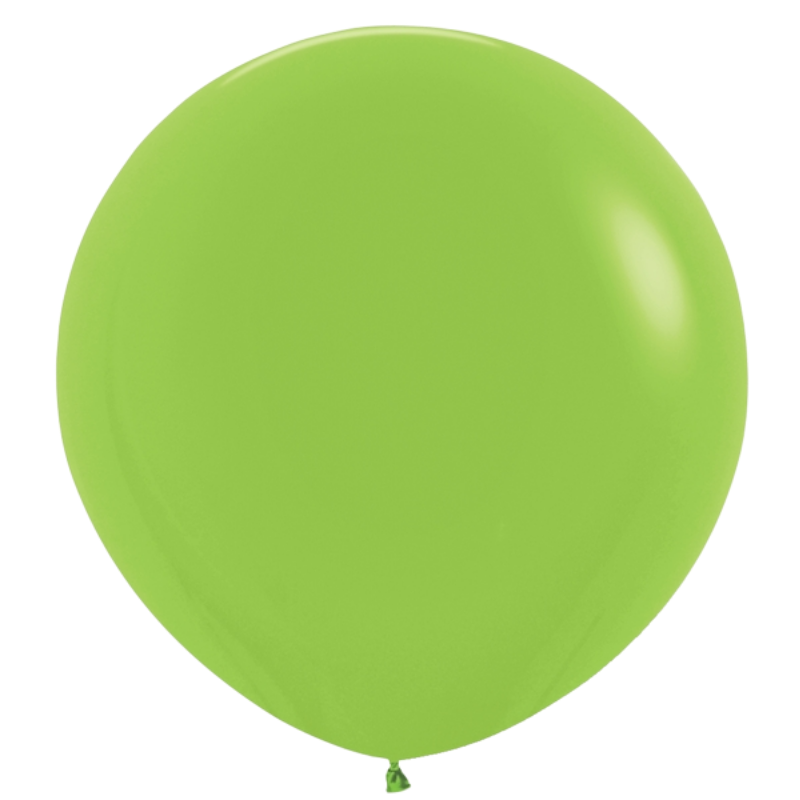 24" Sempertex Deluxe Key Lime Latex Balloons | 10 Count