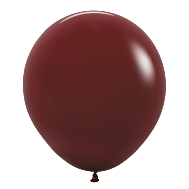 18" Sempertex Deluxe Merlot Latex Balloons | 25 Count