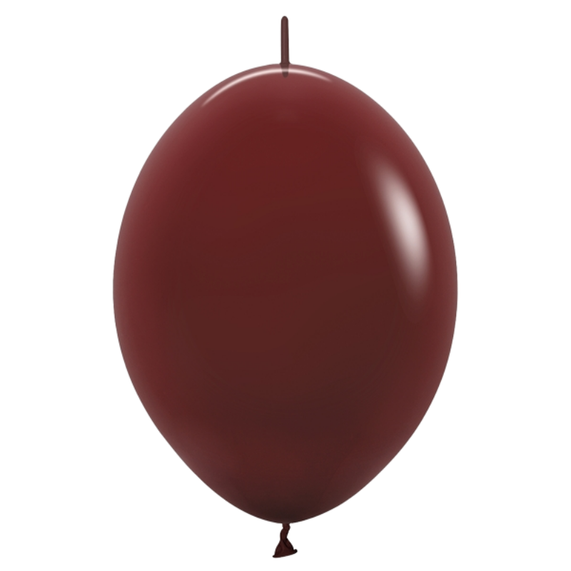12" Sempertex Deluxe Merlot Link-O-Loon Latex Balloons | 50 Count