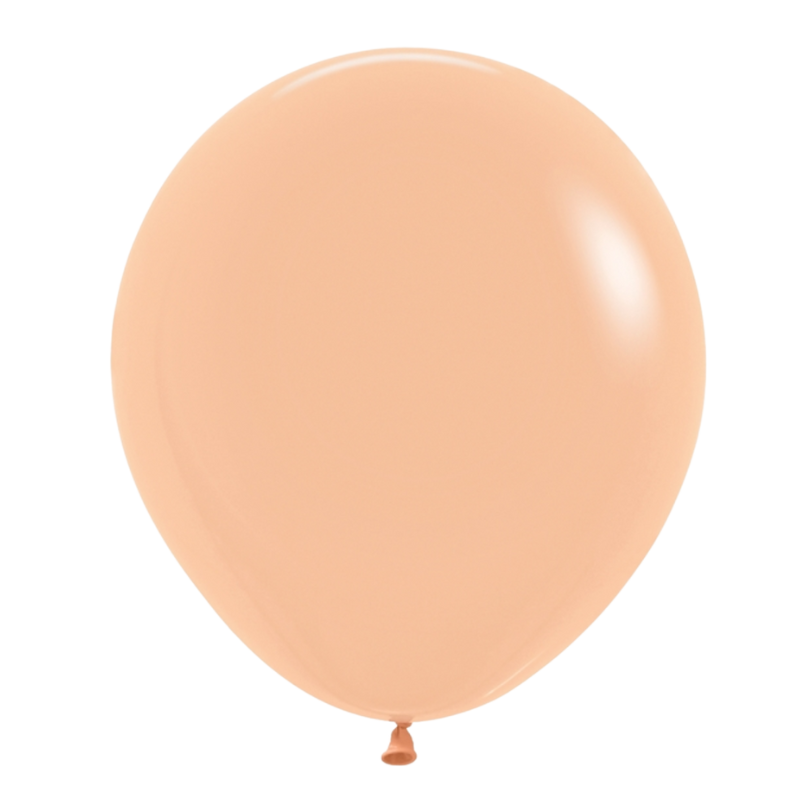 18" Sempertex Deluxe Peach Blush Latex Balloons | 25 Count
