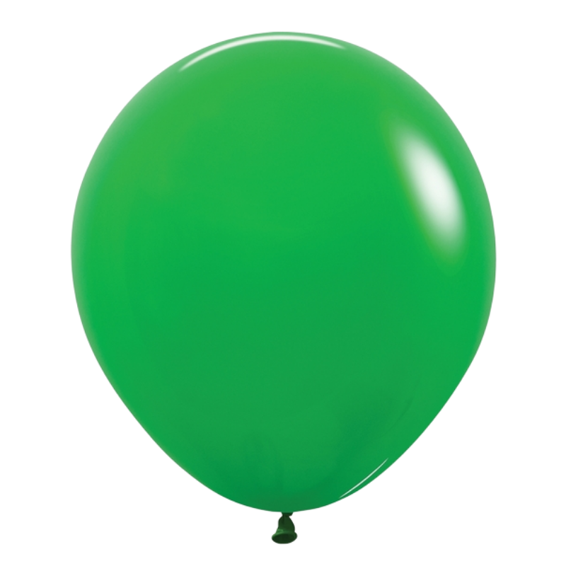 18" Sempertex Deluxe Shamrock Green Latex Balloons | 25 Count