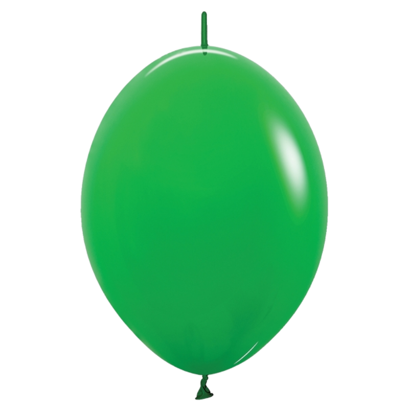 6" Sempertex Deluxe Shamrock Green Link-O-Loon Latex Balloons | 50 Count
