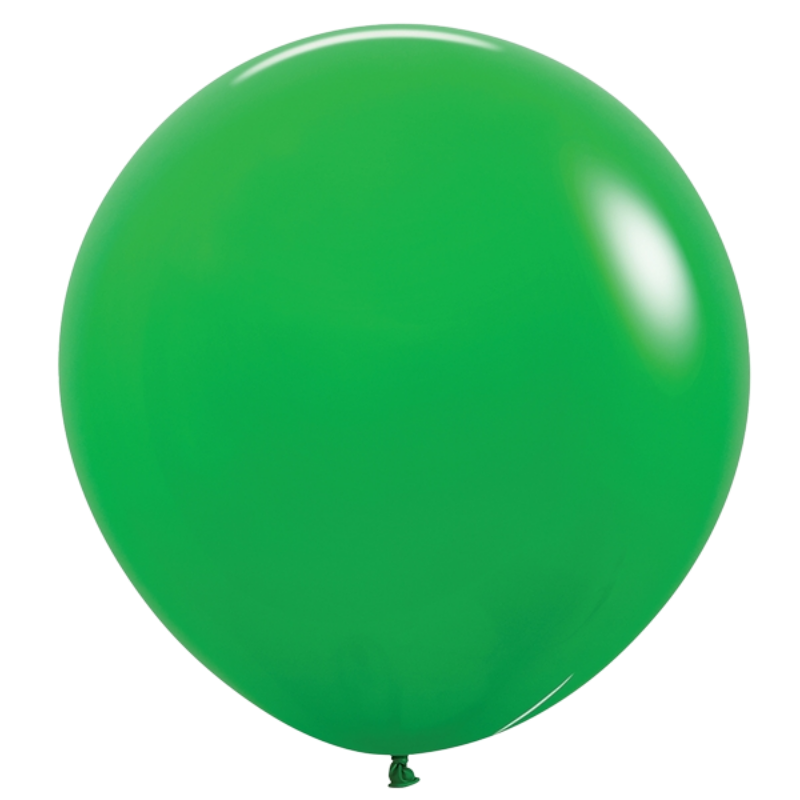 24" Sempertex Deluxe Shamrock Green Latex Balloons | 10 Count