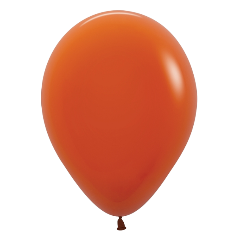 5" Sempertex Deluxe Sunset Orange Latex Balloons | 100 Count