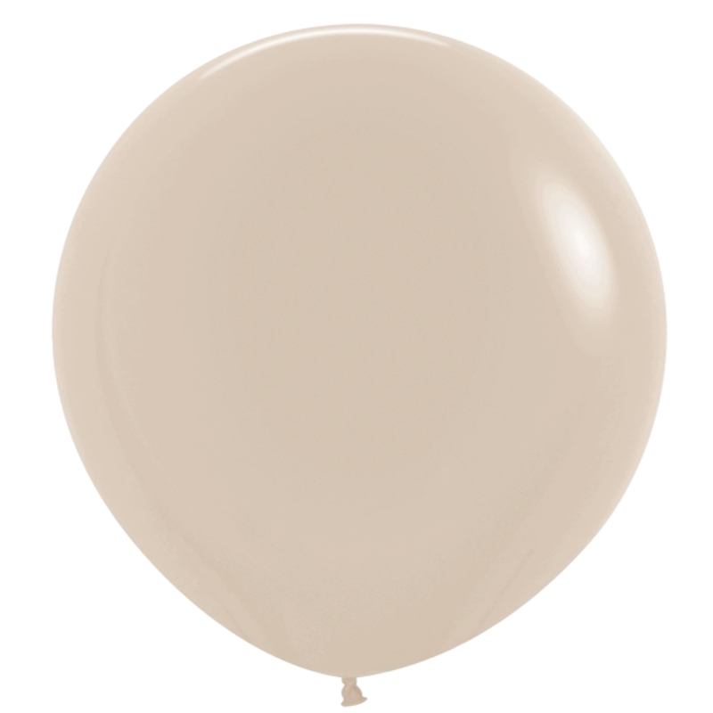 36" Sempertex Deluxe White Sand Latex Balloons | 2 Count