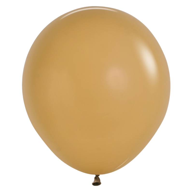 18" Sempertex Deluxe Latte Latex Balloons | 25 Count