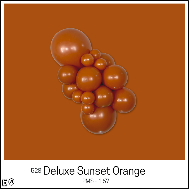 18" Sempertex Sunset Orange Latex Balloons | 25 Count