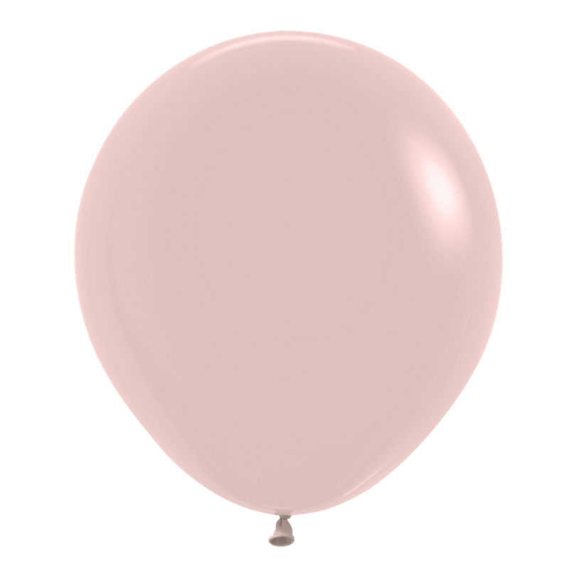 18" Sempertex Deluxe Creamy Blush Latex Balloons | 25 Count