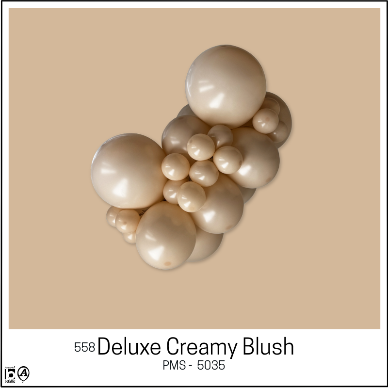 18" Sempertex Deluxe Creamy Blush Latex Balloons | 25 Count