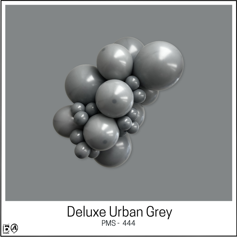 11" Sempertex Deluxe Urban Grey Latex Balloons | 100 Count