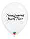 16" Qualatex Jewel Diamond Clear Latex Balloons | 50 Count
