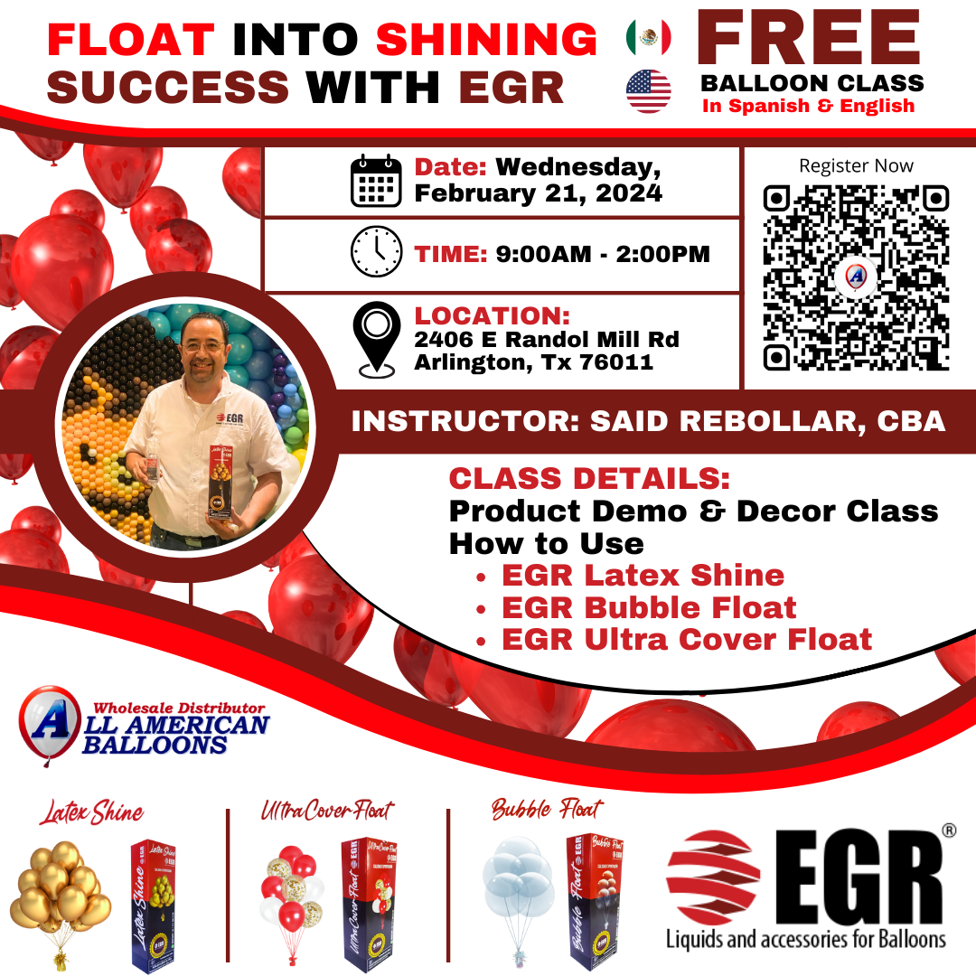 Float Into Shinning Success With EGR - FREE Educational EGR Product Demo - Decor Class!