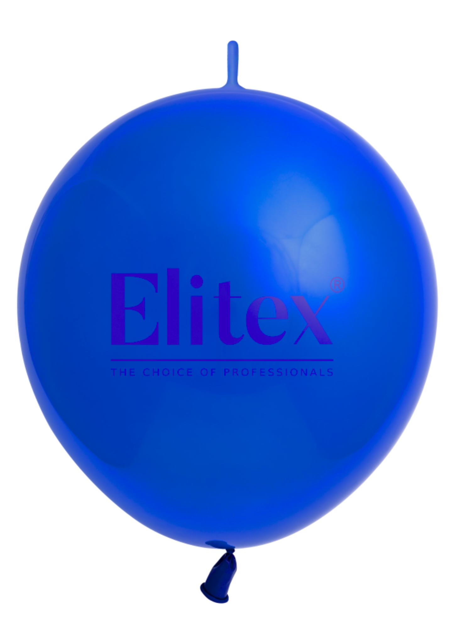 12" Elitex Dark Royal Blue Standard Link Latex Balloons | 100 Count