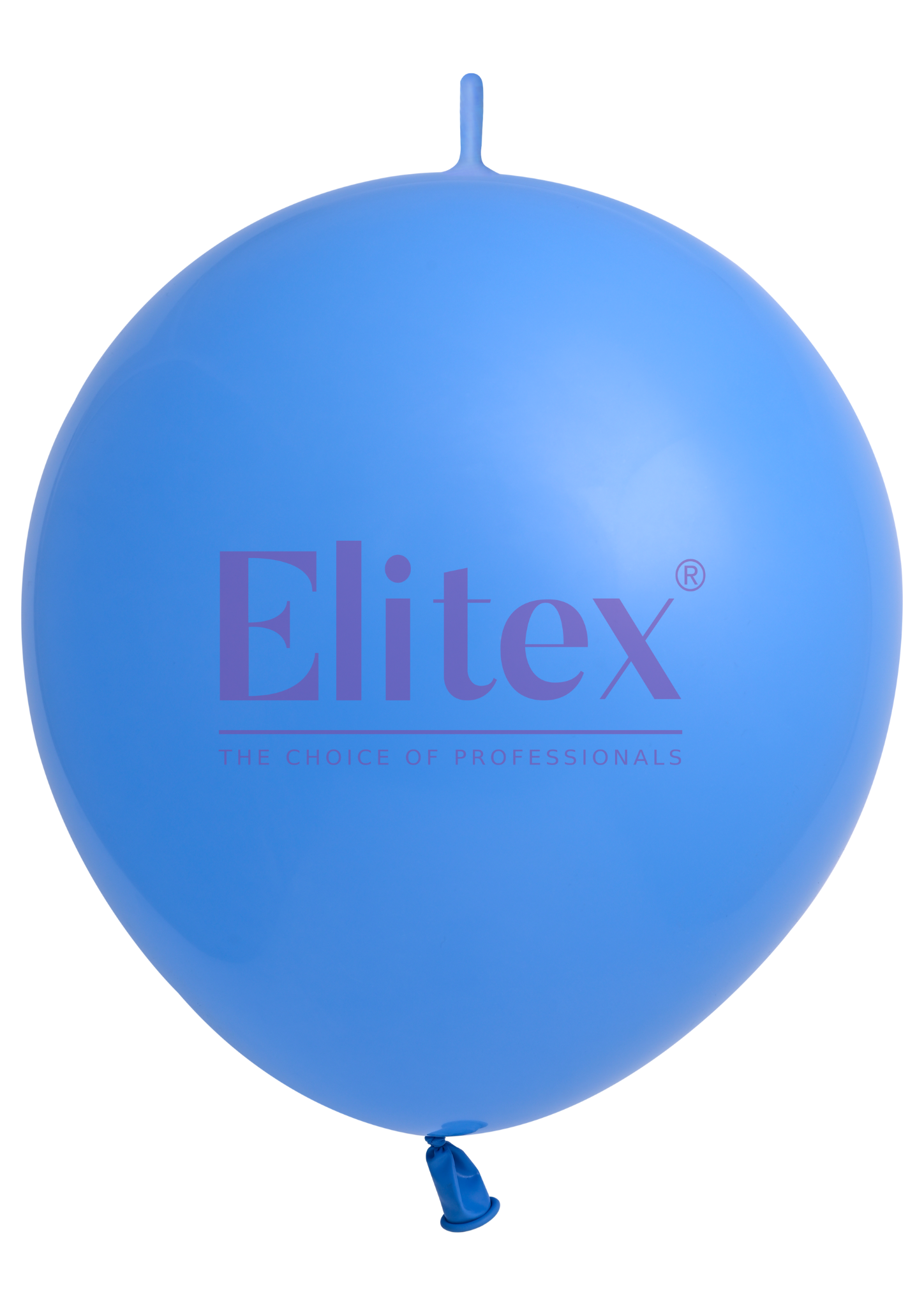 12" Elitex Ice Blue Standard Link Latex Balloons | 100 Count