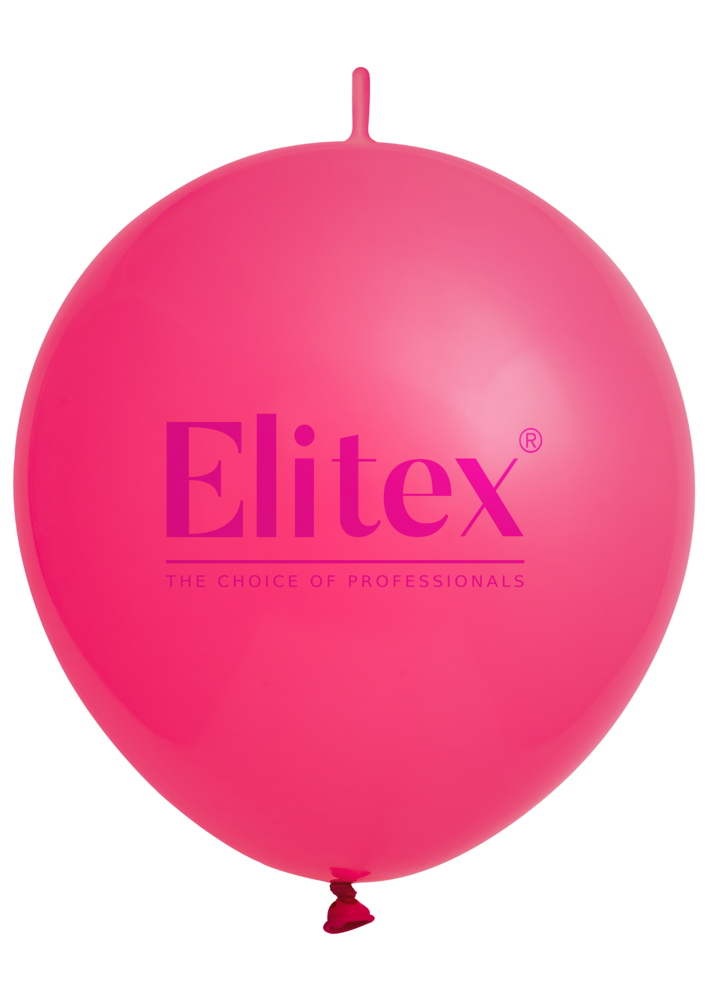 12" Elitex Ruby Pink Standard Link Latex Balloons | 100 Count