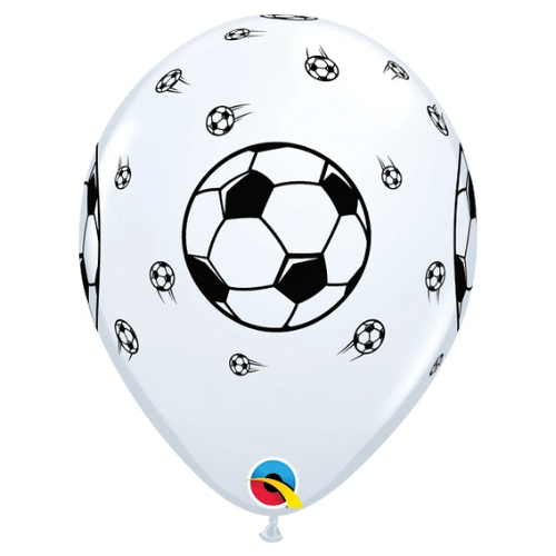 11" Qualatex Soccer-A-Round Latex Balloons  | 50 Count