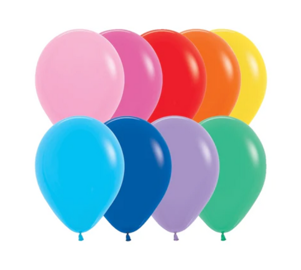 11" Sempertex Fashion Assortment Latex Balloons | 100 Count