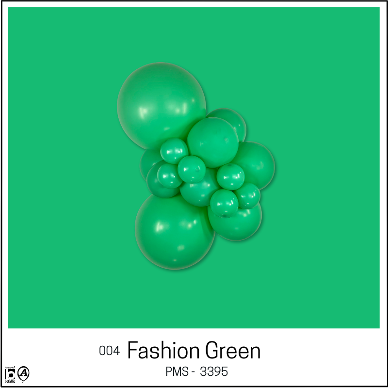 11" Sempertex Fashion Green Latex Balloons | 100 Count