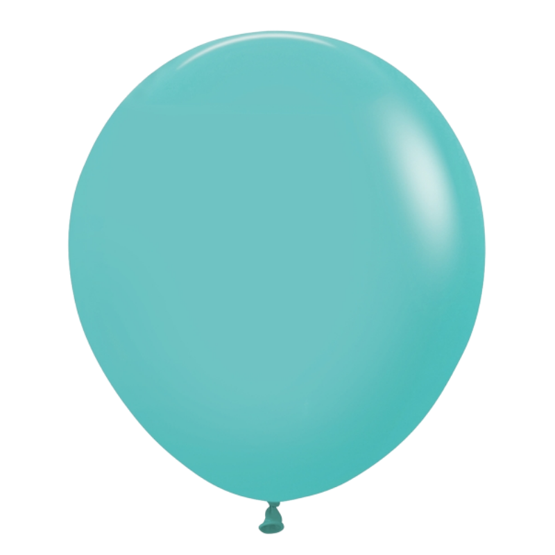 18" Sempertex Fashion Robin's Egg Blue Latex Balloons | 25 Count