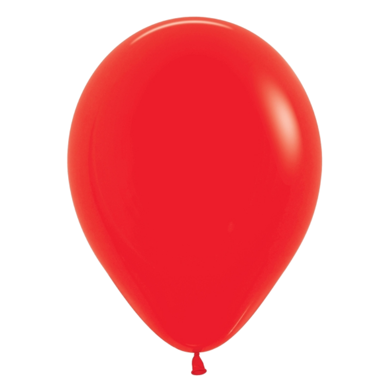 11" Sempertex Fashion Red Latex Balloons | 100 Count