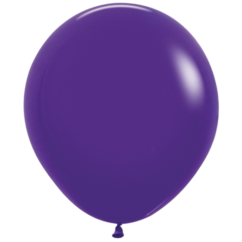 18" Sempertex Fashion Violet Latex Balloons | 25 Count