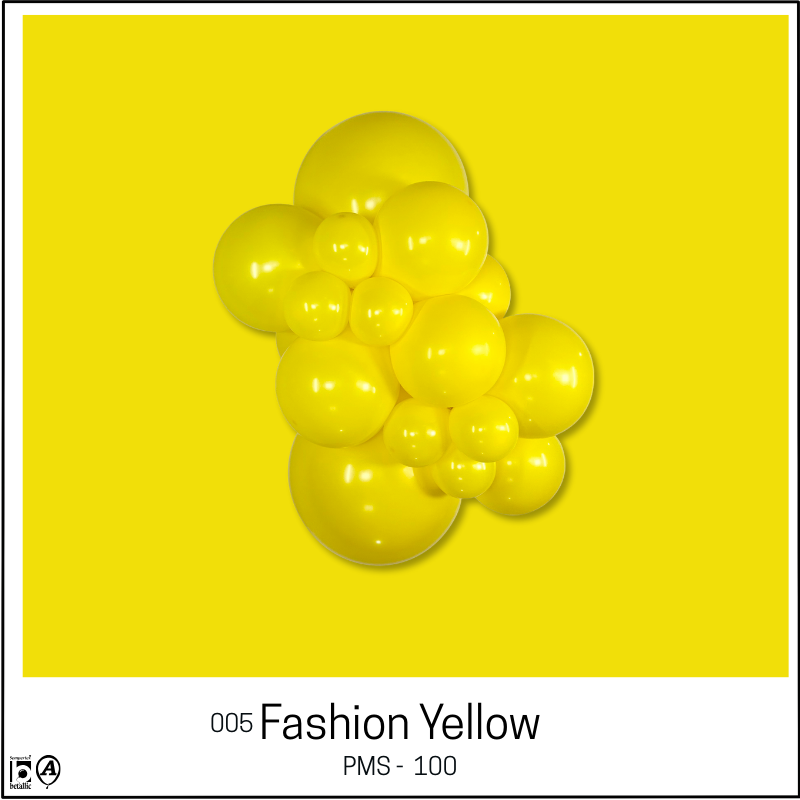 160s Sempertex Fashion Yellow Twisting - Entertainer Latex Balloons | 100 Count