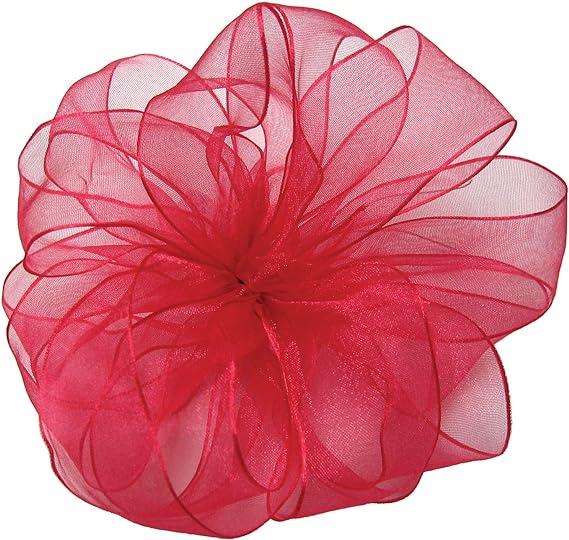D. Stevens Velvet Merry Chrismas RIbbon, 4\" X 5 Yards