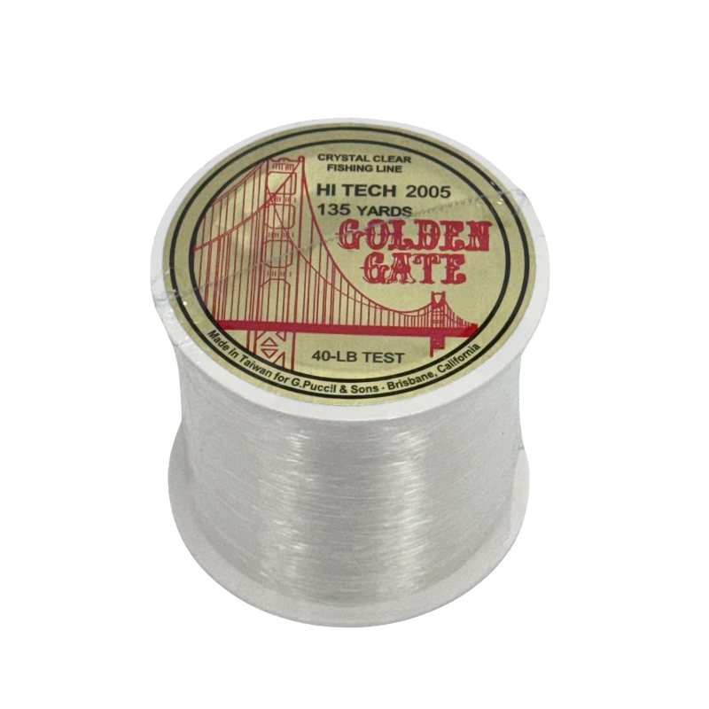 40 LB Clear Monofilament Fishing Line - 40 Pound x 135 Yards Long | 1 Spool
