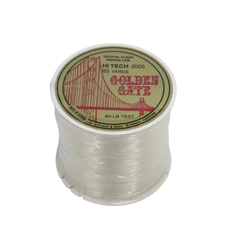 80 LB Clear Monofilament Fishing Line - 80 Pound x 85 Yards Long | 1 Spool