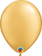 9" Qualatex Round Gold Latex Balloons | 100 Count