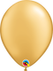 11" Qualatex Round Gold Latex Balloons | 100 Count