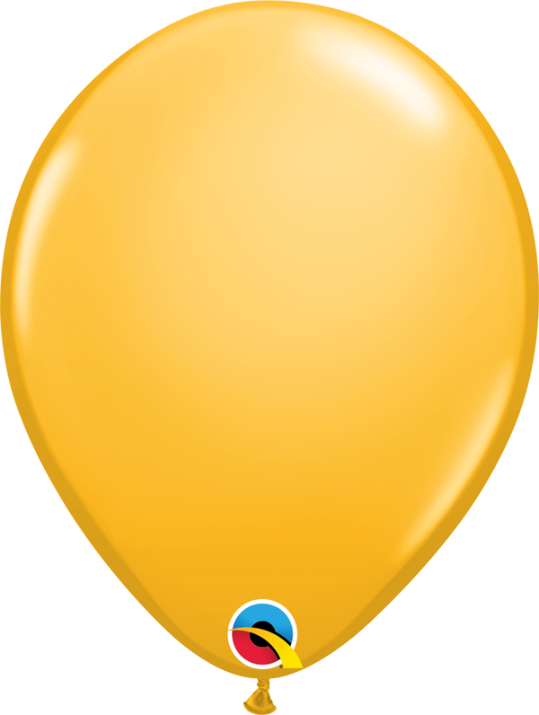 11" Qualatex Fashion Goldenrod Latex Balloons | 100 Count