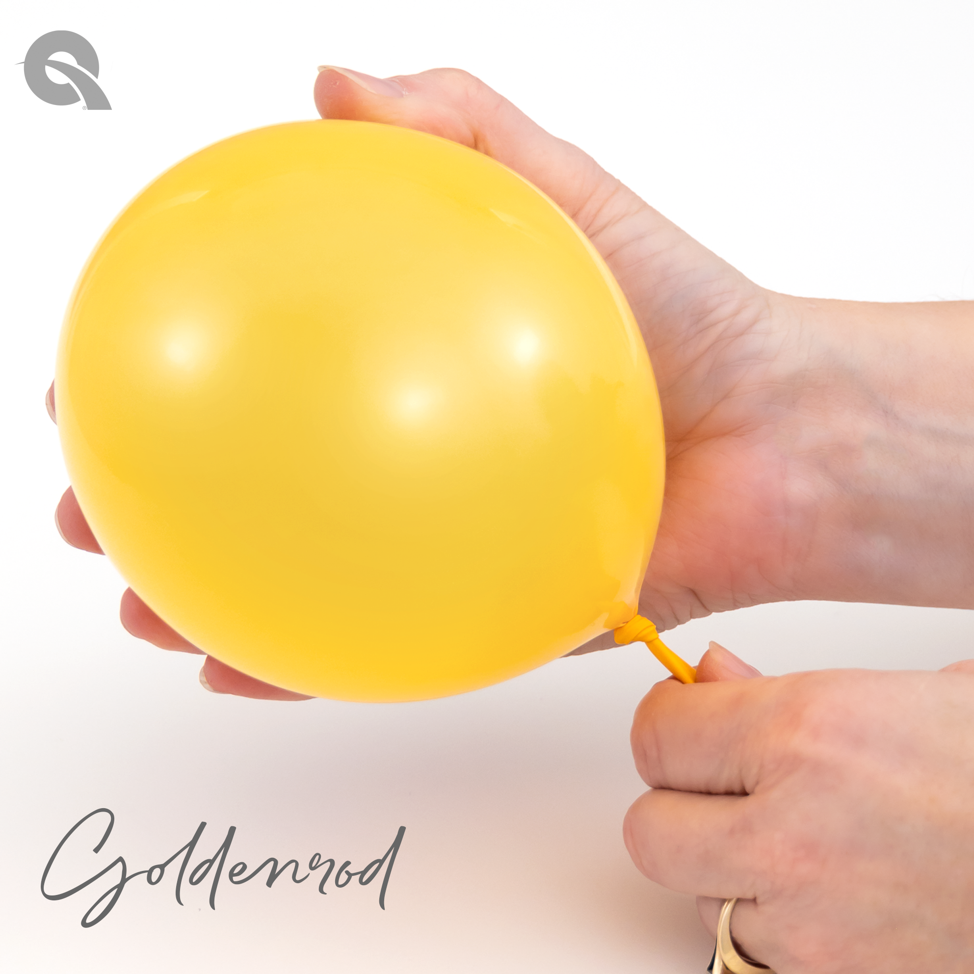 36" Qualatex Fashion Goldenrod Latex Balloons - 3 Foot Giant | 2 Count