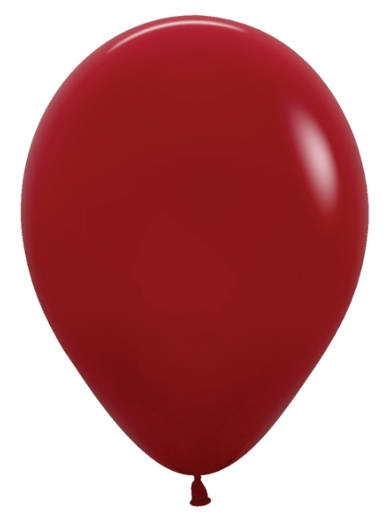 11" Sempertex Deluxe Imperial Red Latex Balloons | 100 Count