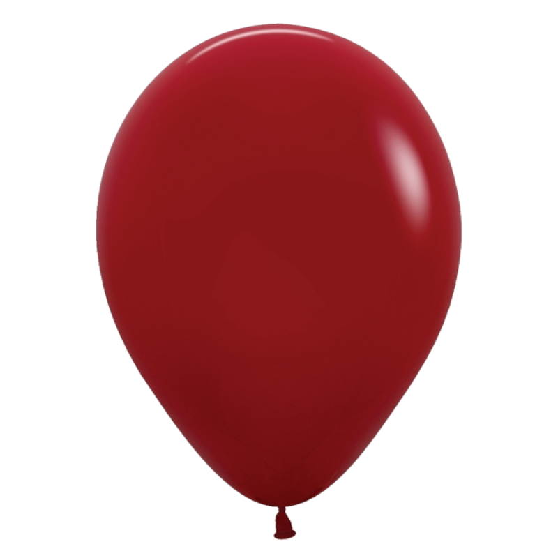 5" Sempertex Deluxe Imperial Red Latex Balloons | 100 Count