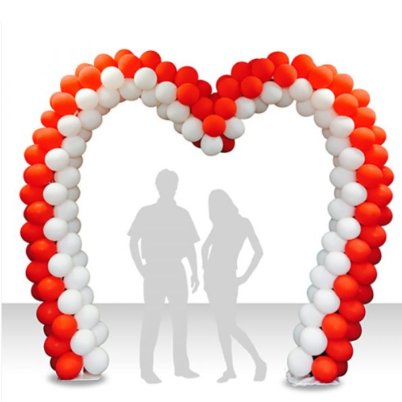 6' Heart Balloon Frame Arch Kit | Easy To Assemble - Balloons Not Included