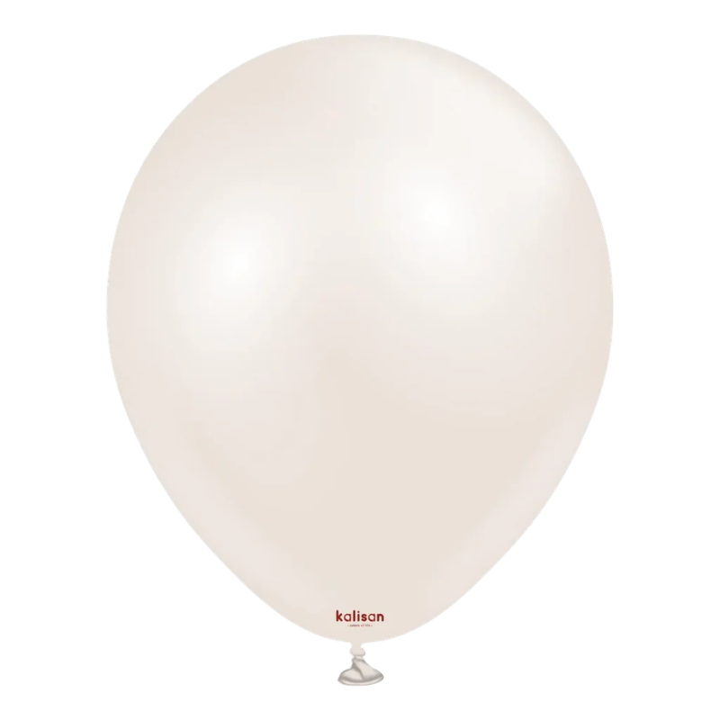 12" Kalisan Aura Beige Cream Latex Balloons | 50 Count